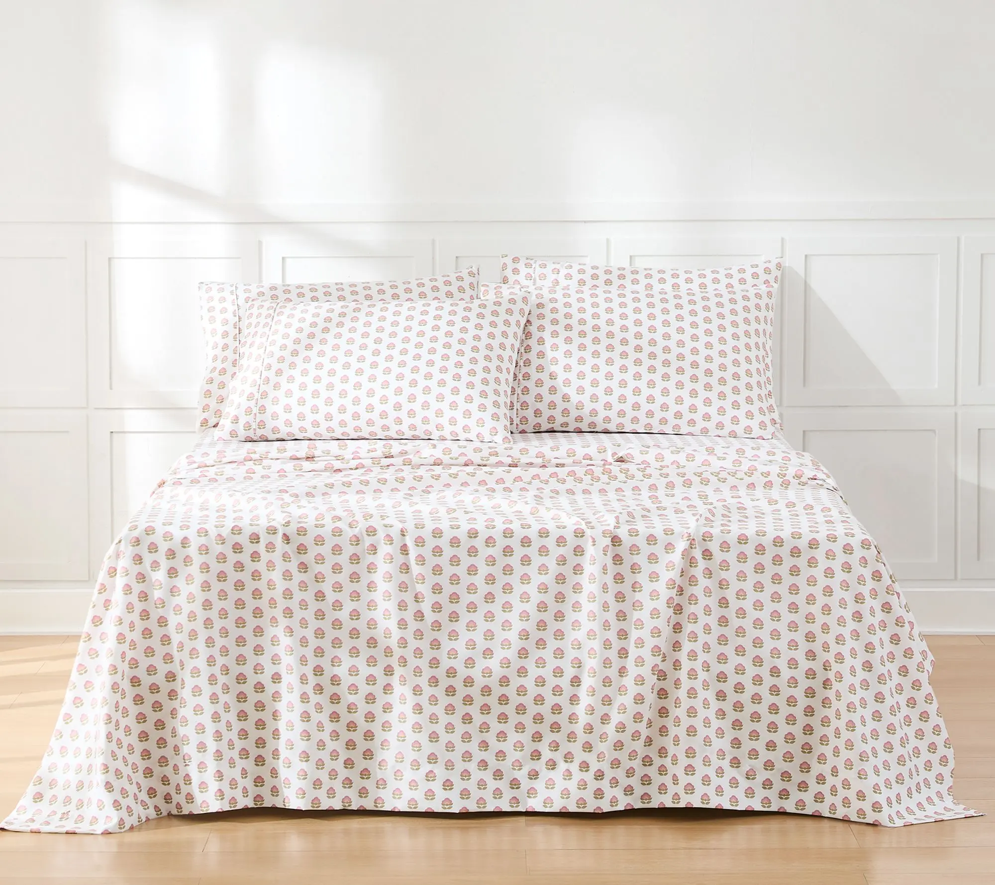 Lush Decor Prisha Floral Sheet Set Peach 6Pc Set Full Lush Decor Prisha Floral Sheet Set Peach 6Pc Set Full