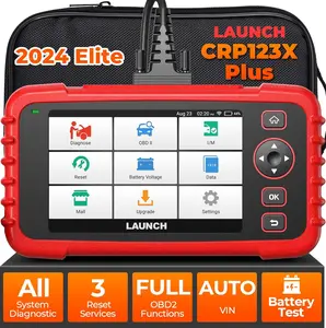 LAUNCH CRP123XPlus Car Diagnostic Scan Tool  OBD2 Scanner, OEM All System Diagnostic Tool with SAS/Throttle/Oil Reset for All Cars, AutoVIN Code Reader, Battery Test Car Scanner, Free Update Online