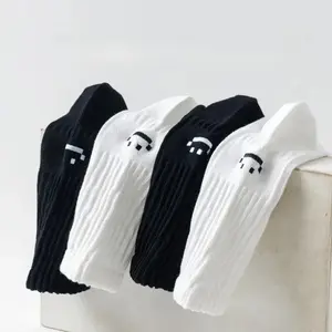 Cotton Crew Socks – Men & Women | Soft & Elegant Everyday Style (Size 35–44)