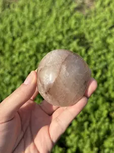 Hematoid Quartz (Fire Quartz) Large Palm Stone