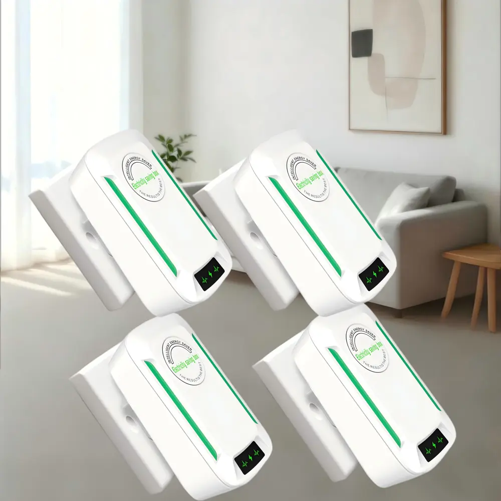 4PCS 2026 Updated Smart Plug Device & Office US Plug with Built-In Indicator Light, for Home/Office/Restaurants/Factory Compatible, Multi-Scene Portable Power Adapter for Home & Outdoor Use