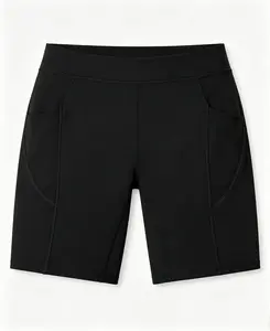 Womens Shorts Black Waist-Slimming Stretchy Athletic Shorts Soft Breathable And Stay-In-Place Athletic Shorts Form-Fitting Fitness Yoga And Running Shorts Suitable For Workouts Everyday Wear And Outdoor Activities