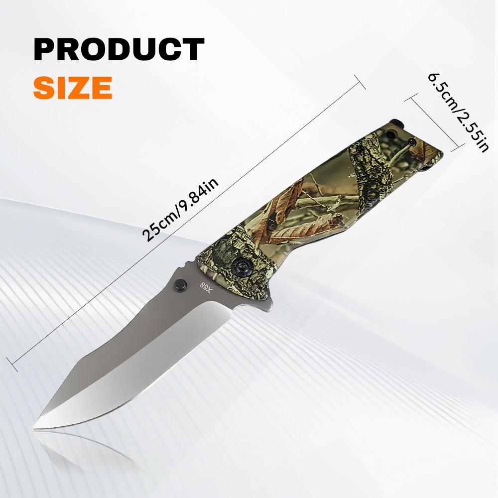 Multifunctional Folding Knives – High Hardness Stainless Steel Pocket Knife for Outdoor Camping