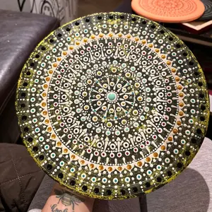 Hand painted mandala