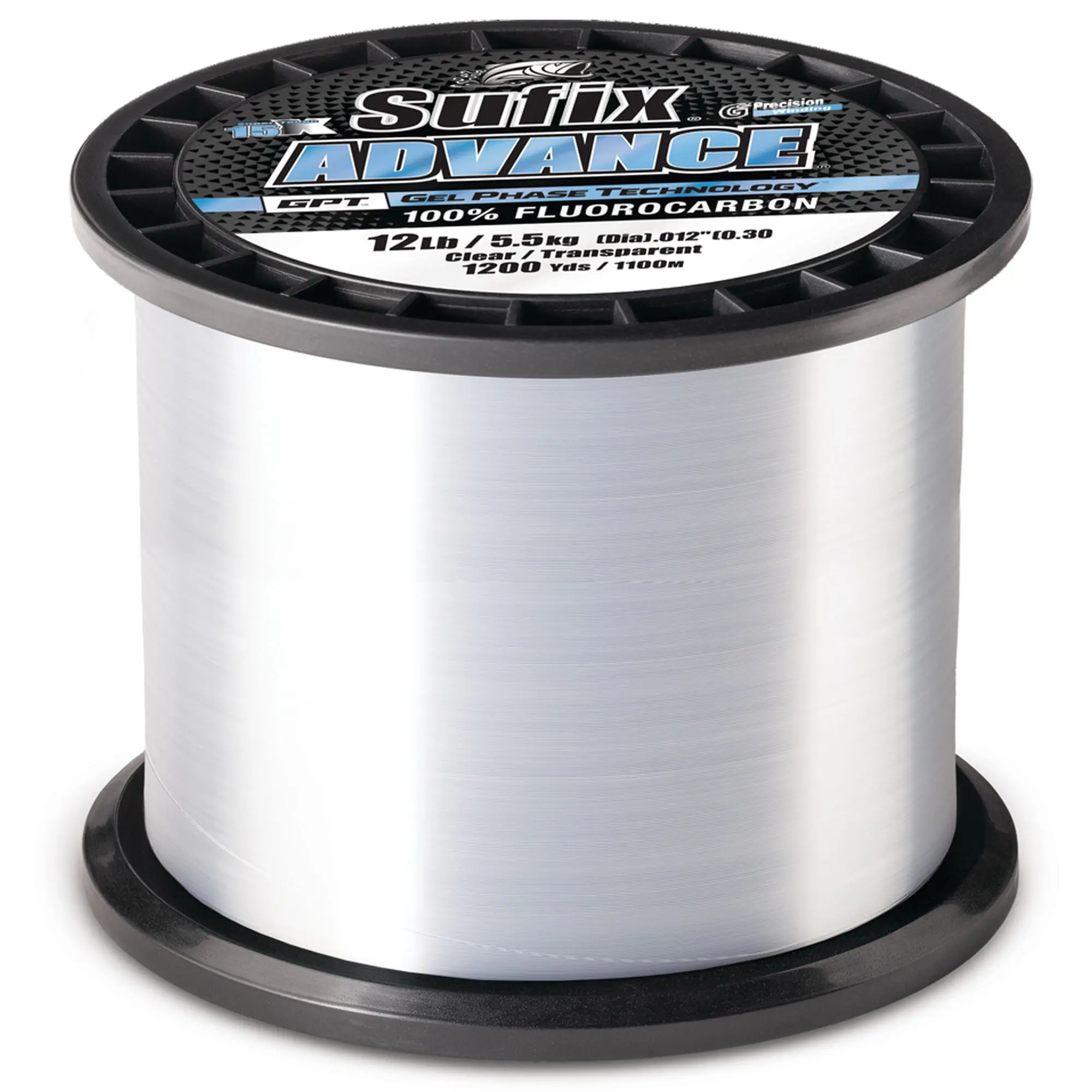 Sufix 679 Advanced Fluorocarbon Fishing Line 1200 Yard Spool, Pick Line Weight