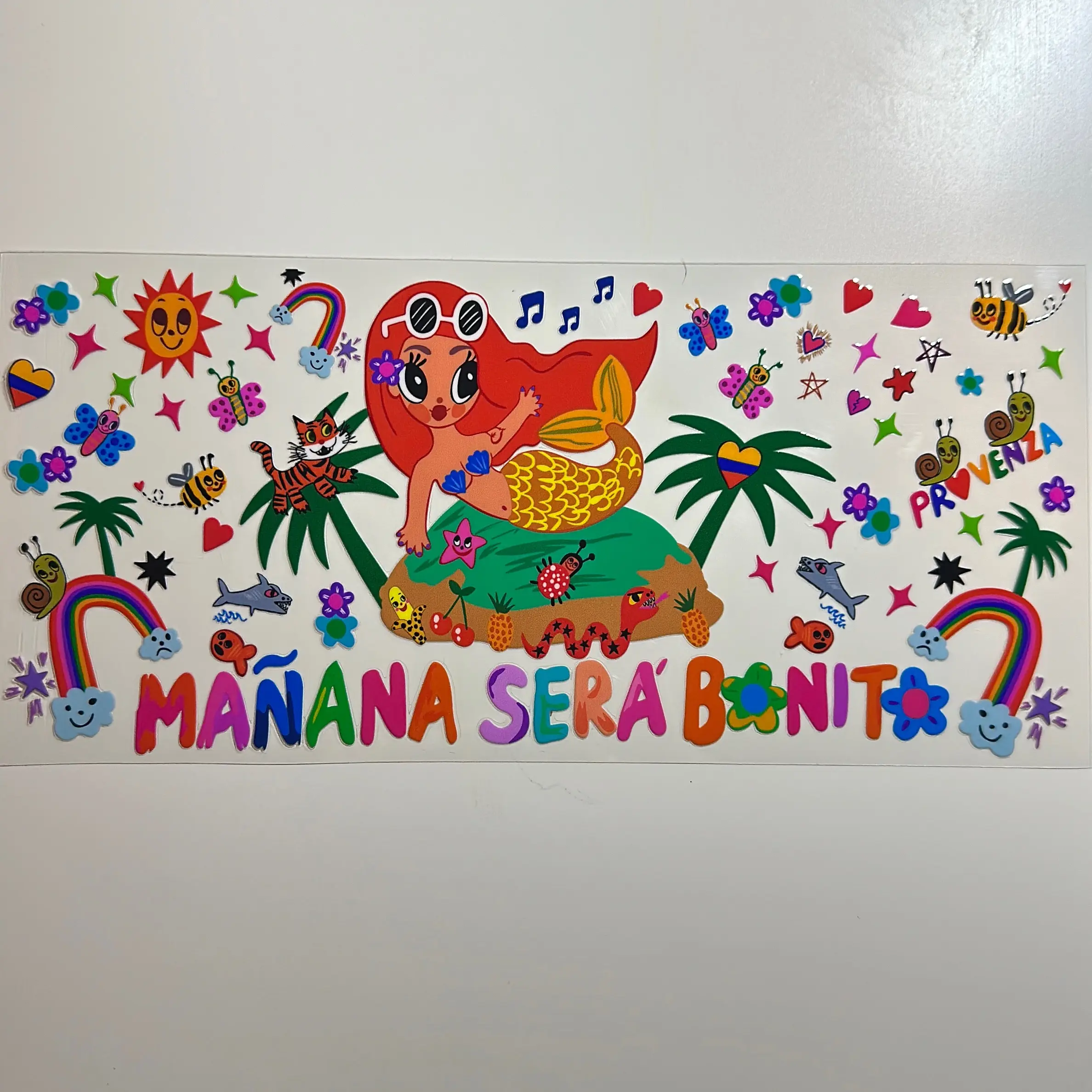 Manana Sera Bonita UV DTF Cup Wrap