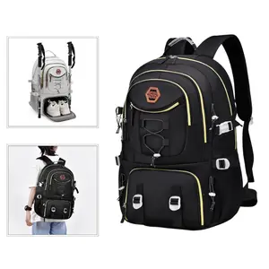 New high-value casual backpack with large capacity and high-end feel, travel bag, hiking bag, Oxford cloth backpack