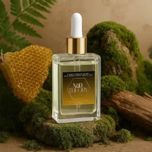 Nud Theory Unbothered Glow Sea Moss Post-Shave Oil - Anti-Bump Pro-Glow Formula with Manuka Honey & Tea Tree for Soothing & Hydrating Skin Care