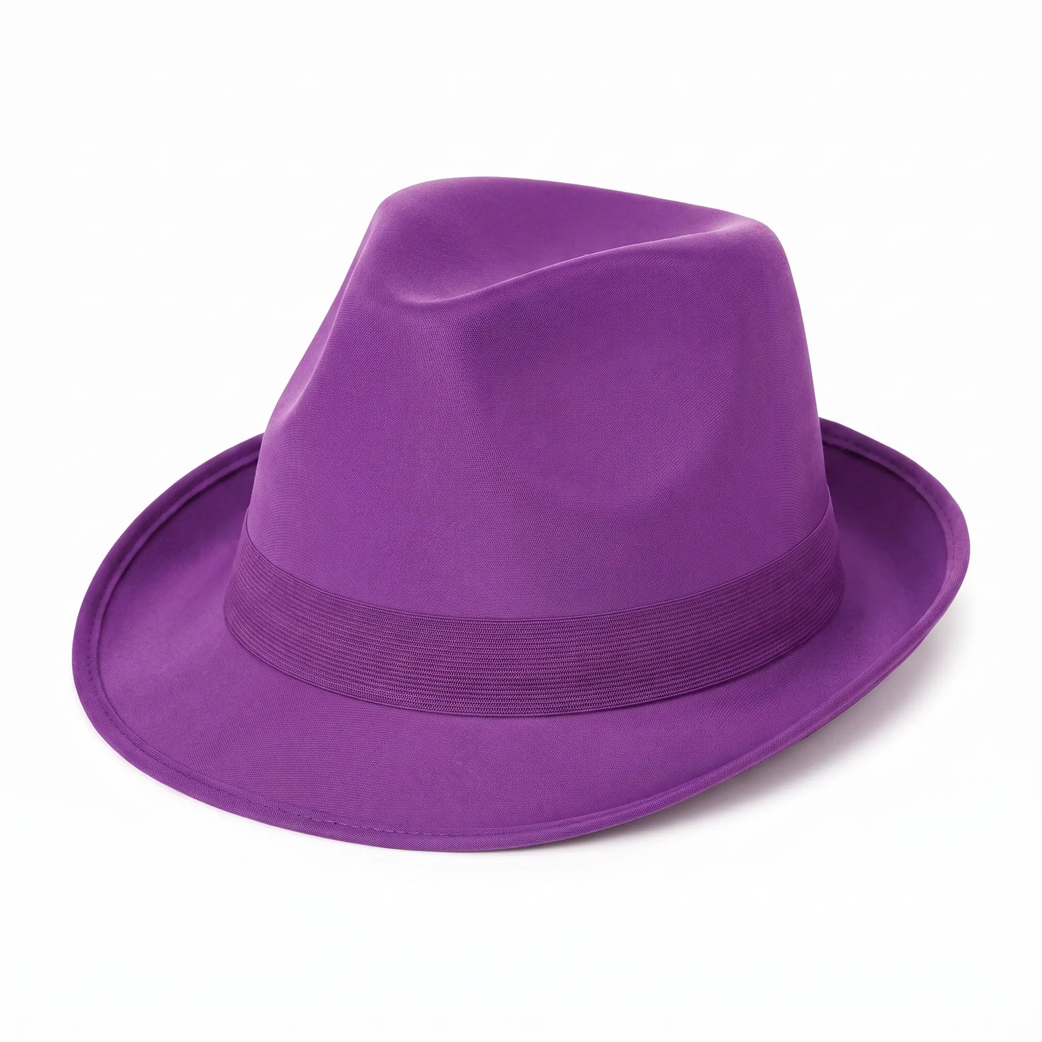 Purple Team Spirit Fedora Hat