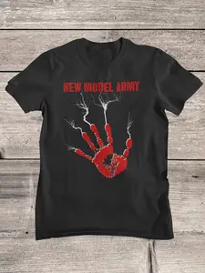 New Model Army Shirt | Punk Shirts | Post Punk | Screamo | Punk band Tees | Hardcore Punk Clothing