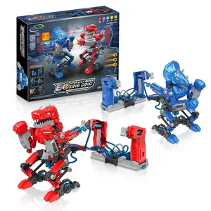 DKD Hydraulic Boxing Bots STEM Building Kit, Build 2 Hydraulic-Powered Battle Robots, Fun DIY STEM Educational Fighting Robot Toy Set for Kids & Teens 8–18, Perfect Valentine’s Day Gift for Boys, Boyfriend, and Tech-Loving Adults
