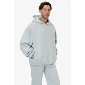 HFX409 - Heavy Fleece Wide Hoodie (Piece Dye)