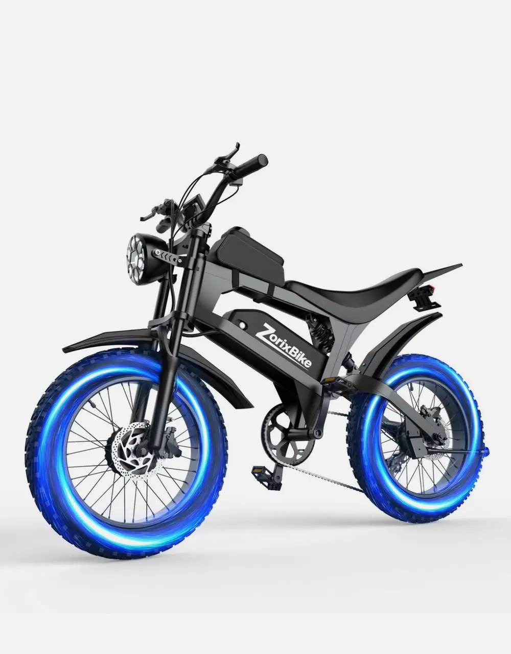 3000W Dual Motor Ebike 48V UL 2849 33MPH Full Suspension Electric Mountain Bike
