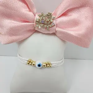 Miyuki Evil Eye Bracelet Adjustable Elegant Design with Classic Miyuki Beads for Subtle Meaningful Style