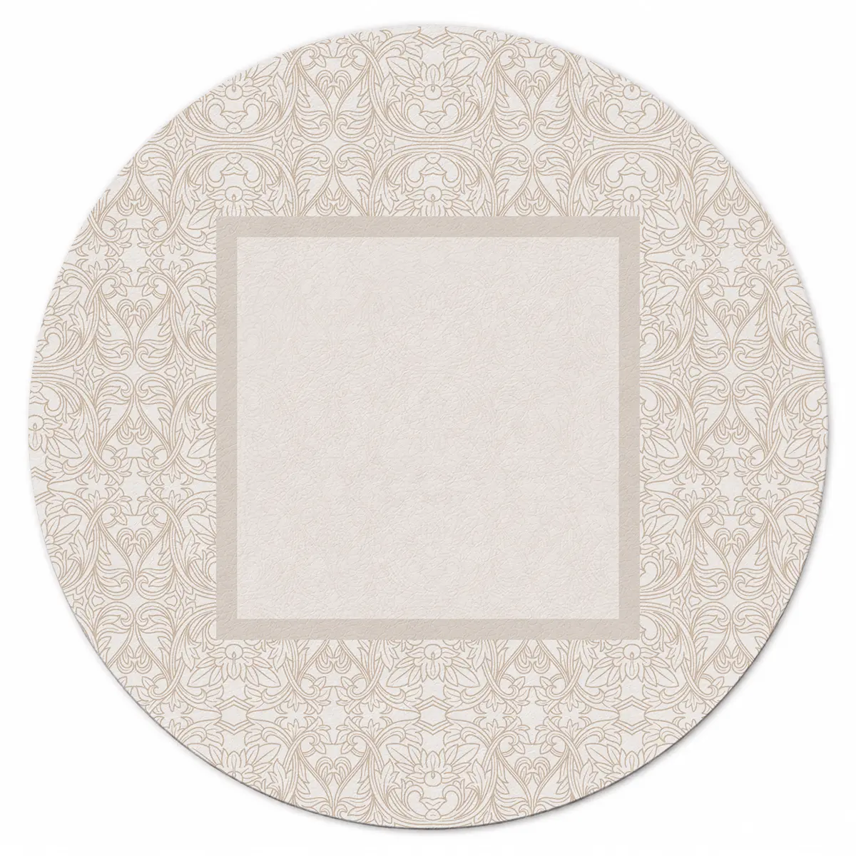 Ivory Damask Elegance