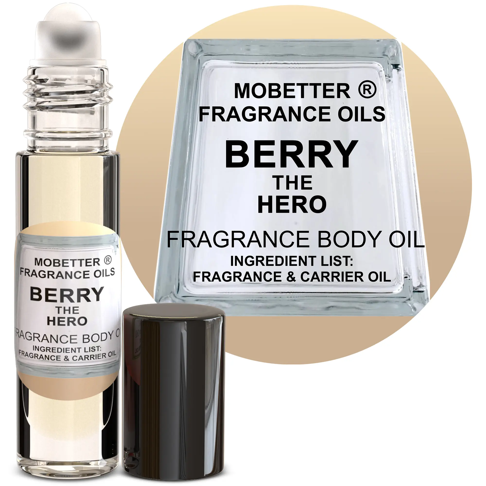 Berry The Hero Men Fragrance Body Oil