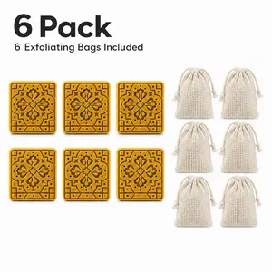 6-Pack Honey-Turmeric & Shea Butter Infused Golden Glow Bar