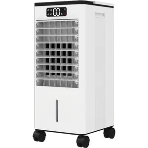 3-IN-1portable air conditioners, 1.84Gal Touch Screen Swamp Cooler with Remote Control, 6 Speeds/3 Modes/LED Display/90°+90° Oscillation, Evaporative Air Cooler inculd 4 lce Packs for Room Home Office
