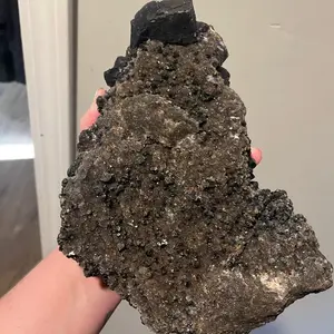 Authentic Rare Black Amethyst Cluster