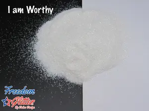 I Am Worthy Pearl Holographic Glitter | Fine 1/64 | 2oz by Weight | Heat Safe 320°F Solvent Resistant