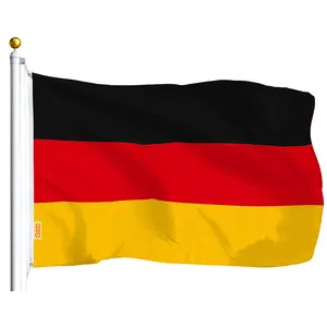 Germany (German) Flag 75D Printed Polyester 3x5 Ft