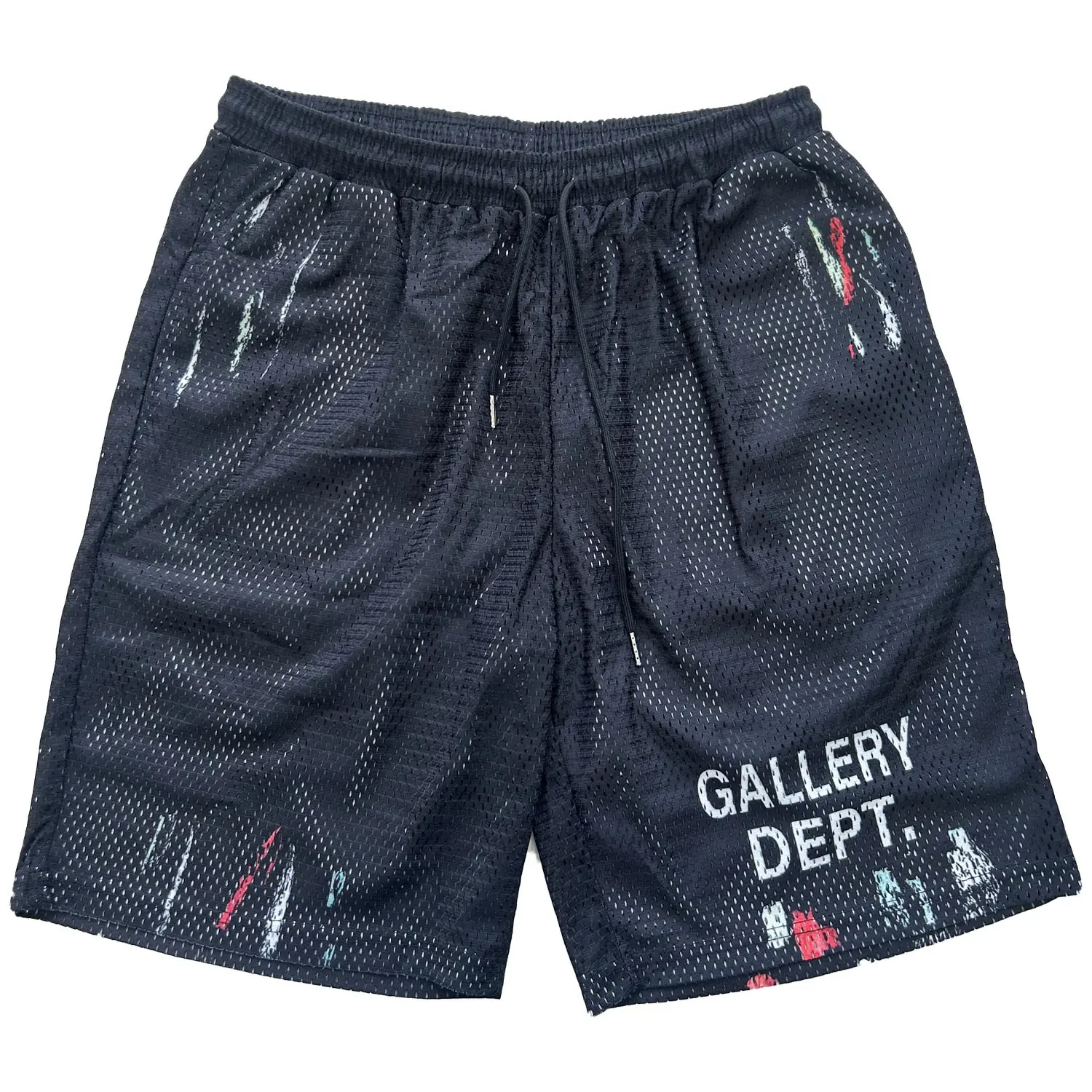 GALLERY DEPT Mesh Quick-drying shorts sports Casual shorts Men's and women's letter print logo beach pants Fitness Training shorts  Fitness Training shorts high street drawstring casual pants
