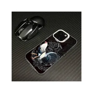 Case For IPhone 16 Pro Max 15 Plus 14 13 12 11 Xs XR Cool Creative Art Rooster Pattern Matte Shockproof Anti-Scratch Stylish Smartphone Cover