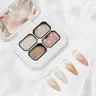 P04 Soft Touch - PAT PAINTING GEL Ombre & Aura Nail Art Palette with 4 Creamy Nude Shades for Flawless Coverage and Easy Application
