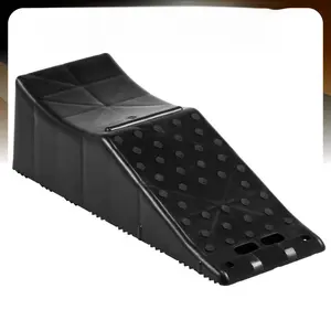 Car Service Ramp, 20000 lbs/10 ton Loading Capacity, 5.5" Lift Car Ramp, Low Profile Plastic Tire Ramp, Heavy Duty Truck Ramp for Oil Changes Wheels, Lift Vehicle Maintenance