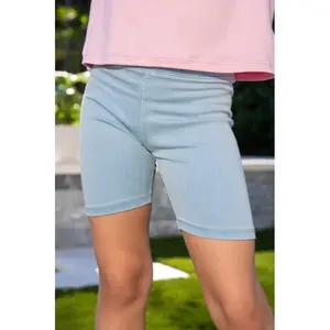 Super Stretch Soft Denim Biker Short
