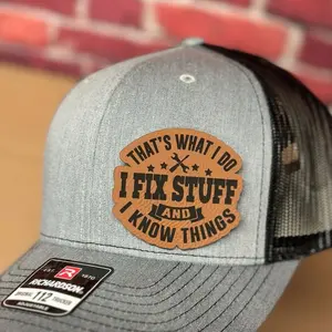 I fix stuff and I know things trucker hat Baseball Cap