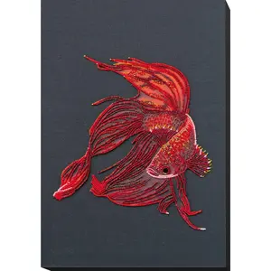 Bead Embroidery Kit - Red gold