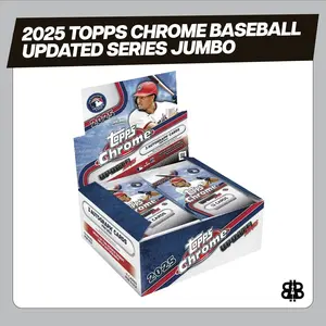 2025 Topps Chrome Baseball Updated Series Jumbo Trading Cards LV
