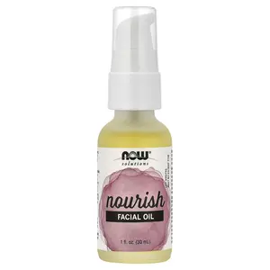 NOW Foods Solutions, Facial Oil, Nourish, 1 fl oz (30 ml)