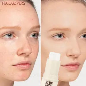 Invisible Pore Primer Cream 1 Pcs- Matte Blur Stick, Waterproof & Sweatproof Invisible Pore Stick for Long-Lasting Makeup Application, Fair Skin Tone, Makeup Primer|Matte Finish|Waterproof Foundation