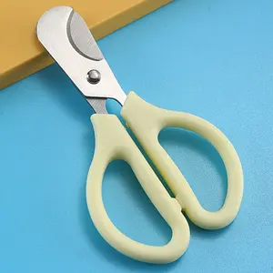 Stainless Steel Cigar Cutter 2-In-1, Tablet and Pill Scissors, Portable Cutting Tool for Medicine, Double-Sided Sharp Scissors