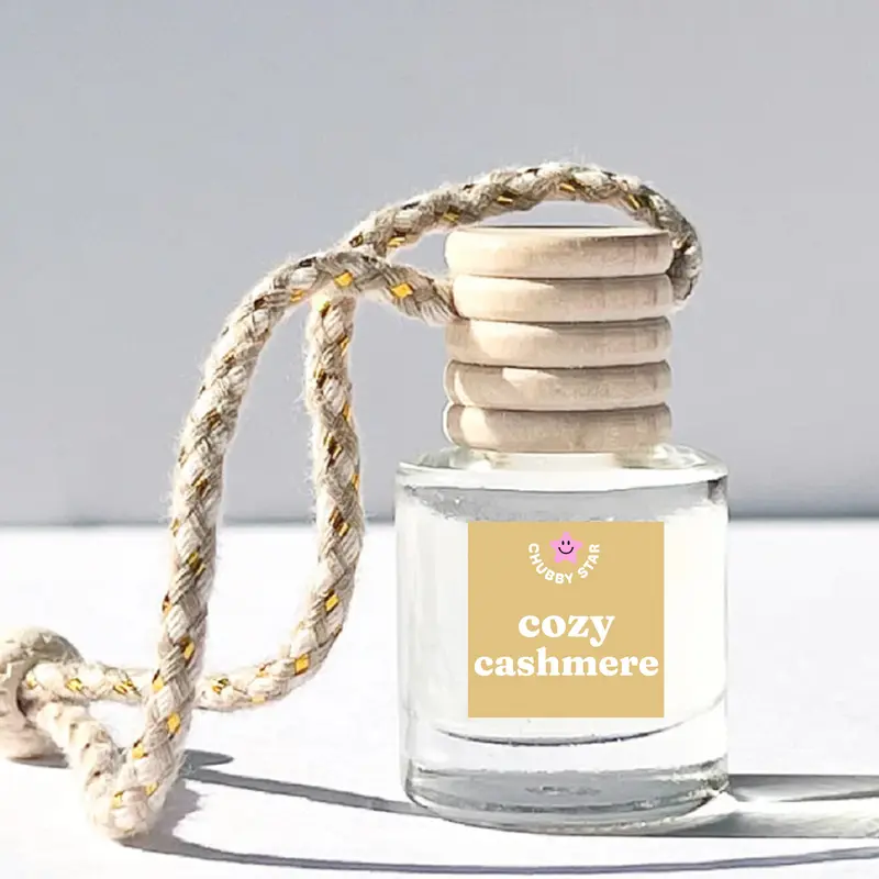 Cozy Cashmere Hanging Scent Oil Diffuser - Fall-Ready Car Scent with Sage, Juniper Berry, Eucalyptus, Fresh Woods - Car Fragrance Accessory, Hanging Scent Oil Diffuser Car Fragrance