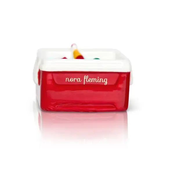 Iconic Nora Fleming Handcrafted Plastic Ice Cold Cooler Mini Statue, Decorative Home Decor Ornament, Ideal Gift for Soda Enthusiasts for Everyday Moments & Casual Get-Togethers