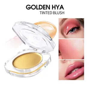 Semi-Transparent Heat-Changing Blush, color change Natural Makeup Finish