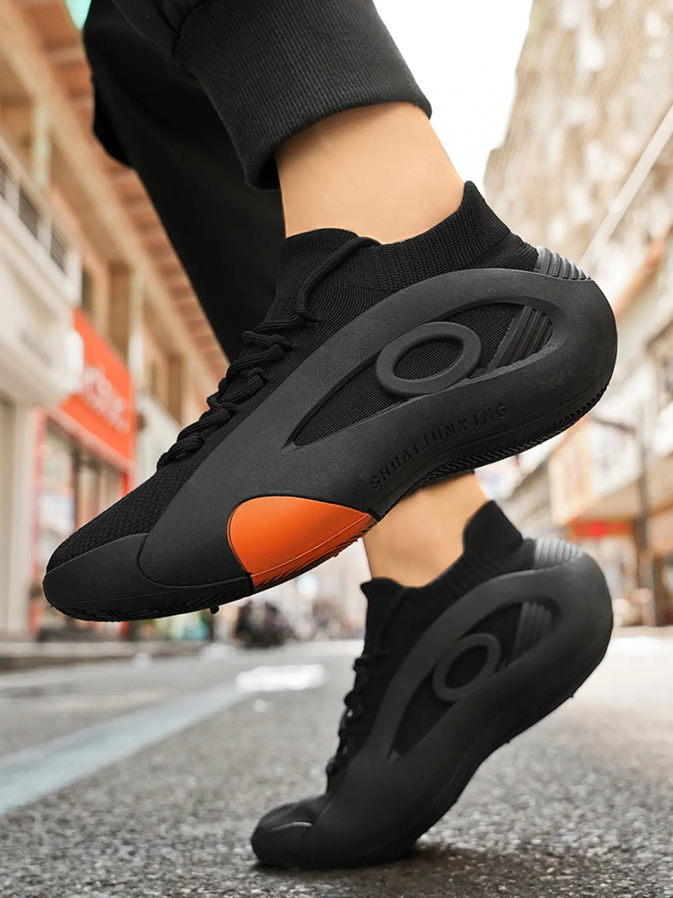 Youth Premium Durable Rubber Soles Sporty Athletic Running Shoes | Breathable Mesh Platform Thick Sole Sneakers | Versatile Street Style Casual Running Shoes Running Sports Shoes Running Trainers