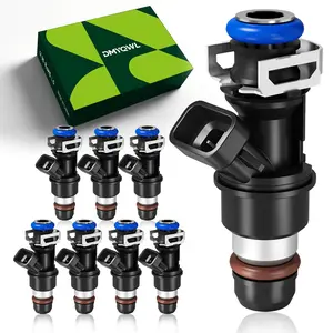 (8pcs) 100% New Designed Fuel Injectors 【V8 4.8L/5.3L/6.0L】 Compatible with Chevy Silverado 1500/2500(2001-2006) |GMC Sierra 1500/2500(2000-2006) | Yukon(2001-2006) | Tahoe(2000-2006) | Replace #17113553,FJ315
