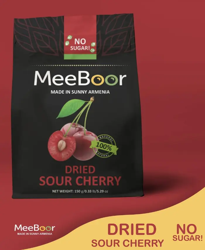 Sun Dried Sour Cherry Fruit 100% Natural No Added Sugar Pure Snack