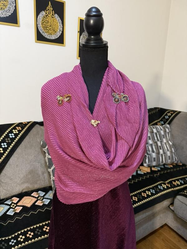 Soft Viscose cotton pleated hijab