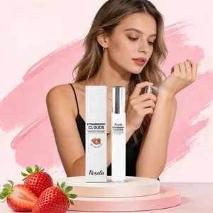 Strawberry Sugar Elegance Fragrance, Sweet Delicate Cloud Scent, Unique Charm Perfume, Portable Gentle Aroma, Ideal for Everyday Use