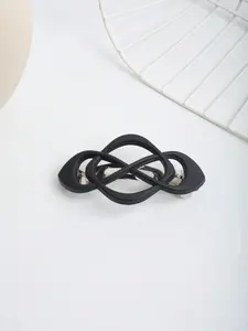 Elegant Matte Solid Color Half Bun Low Ponytail Hair Claw Clip, Hollow Out Retro Design for Women, Fashion Hair Accessory Hair Clips