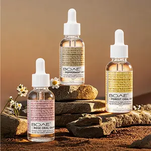 [3-pack] Coconut Rose Oral Essential Oil Mouthwash, Gum Care and Fresh Breath Mouthwash Essential Oil daily use, bad breath  killer