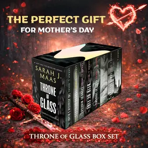Throne of Glass 8 Book Complete Set – Sarah J. Maas Fantasy Series | YA Romance Collection | Mother’s Day Gift for Mom | Perfect Gift for Book Lovers