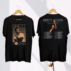 2024 Brett Young Fall Tour T-Shirt, Brett Young 90s Vintage Shirt, Brett Young Fan Gift, Country Music Brett Young Shirt, Brett Young Merch