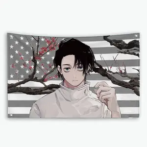 Yuta Okkotsu American Flag Anime JJK for fans: Jujutsu Kaisen Banner Outdoor Decor Decoration Garage Flags Tapestry Flaga