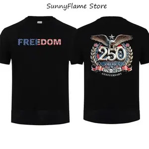 Freedom Firefighter Skeleton Maltese Cross T-Shirt, Patriotic American Flag Fire Dept Support Tee Gift for Men Top, Gift Father's Day